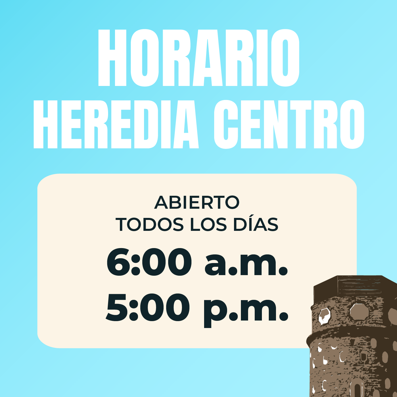 Horario Heredia Centro